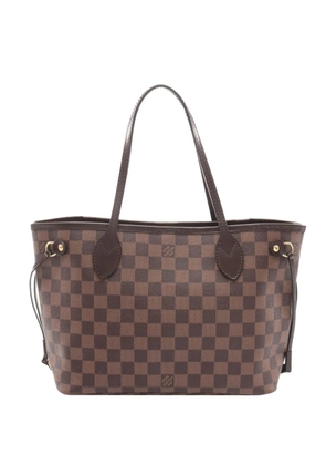 Louis Vuitton Pre-Owned 2013 Damier Ebene Neverfull PM tote bag - Brown