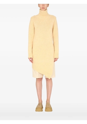 Jil Sander long-sleeve asymmetric sweater - Neutrals