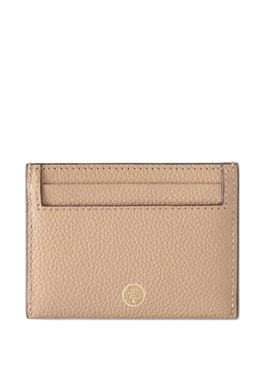 Mulberry logo-stamp leather cardholder - Neutrals