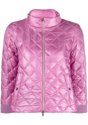 Herno Ultralight diamond-quilted down jacket - Purple