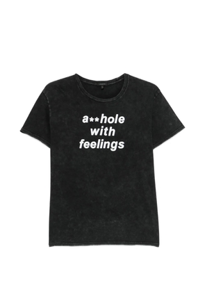 R13 crew-neck graphic T-shirt - Black