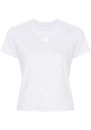 Alexander Wang logo-print cotton T-shirt - Grey