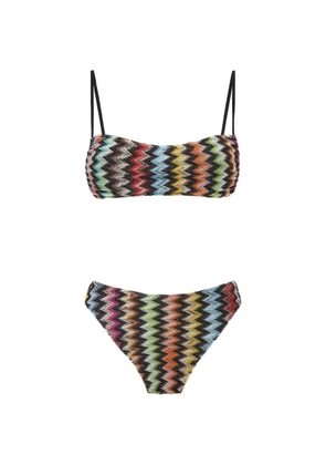 Missoni zigzag-pattern bikini - Black