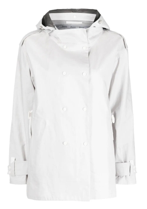 Herno double-breasted rain jacket - Grey