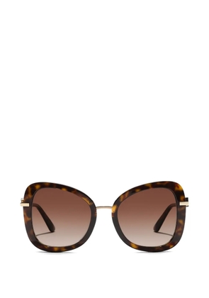 Dolce & Gabbana Eyewear oversized sunglasses - Brown