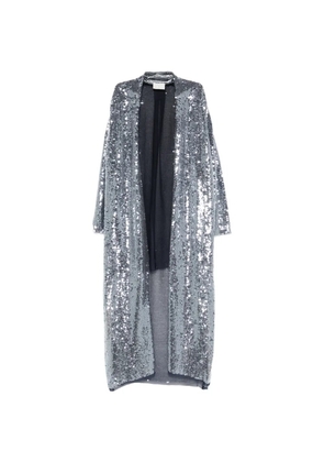 Forte Forte sequin-embellished coat - Blue