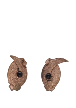 Vintage clip-on earrings - Gold