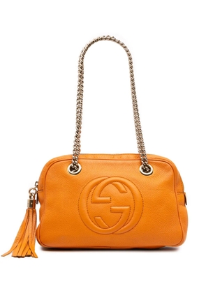Gucci Pre-Owned 2016-2025 Leather Soho Chain Zip shoulder bag - Orange