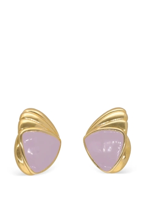 Vintage 1980s clip-on earrings - Gold