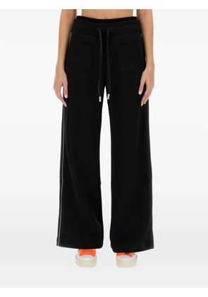 Off-White drawstring piping trousers - Black