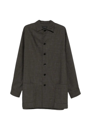 Lacoste button-up coat - Brown