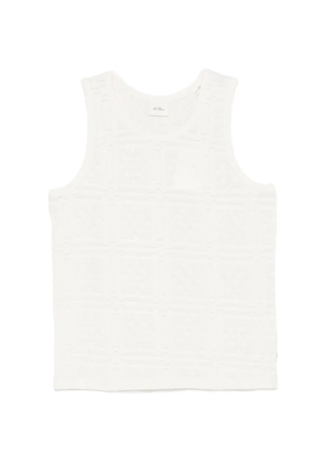 Les Deux pointelle tank top - Neutrals
