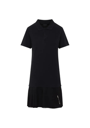 Balenciaga layered polo mini dress - Black