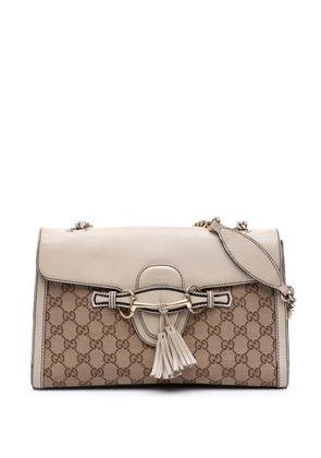 Gucci Pre-Owned 2016-2025 Medium GG Canvas Emily shoulder bag - White