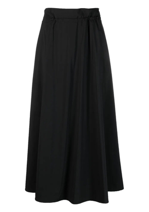 Herno drawstring midi skirt - Black