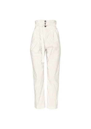 Philosophy Di Lorenzo Serafini striped-pattern trousers - White