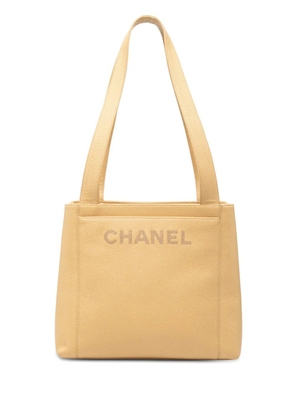 CHANEL Pre-Owned 1996-1997 Caviar LAX Logo tote bag - Brown