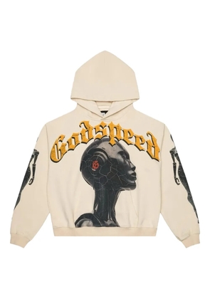 GODSPEED Alexa graphic hoodie - Neutrals