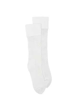 Comme des Garçons Homme Plus ribbed-detail socks - White