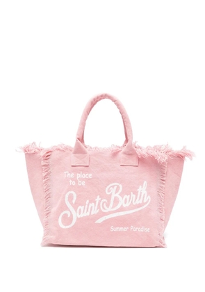 MC2 Saint Barth Vanity fringed-edge tote bag - Pink