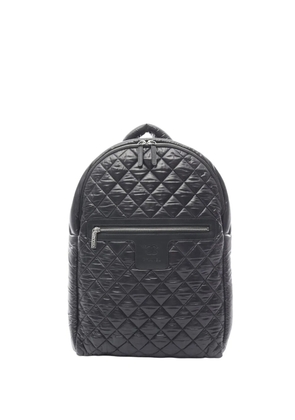 CHANEL Pre-Owned 2015-2016 Quilted Nylon Coco Cocoon backpack - Black