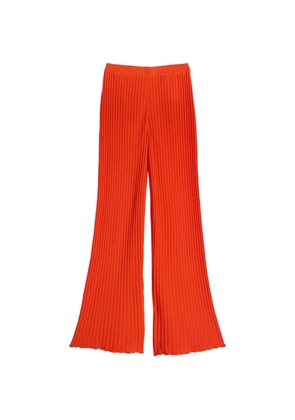 Maccapani Bouncy ribbed trousers - Orange