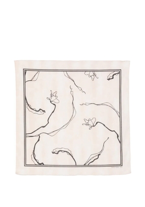 Paura printed scarf - Neutrals