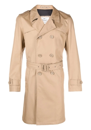 Herno belted cotton trench coat - Brown