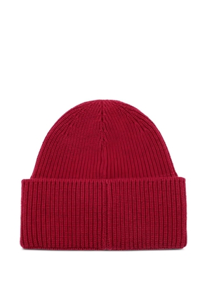 Destin ribbed-knit beanie - Red