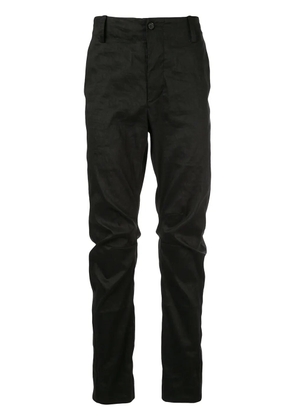 Uma Wang crinkle-effect tailored trousers - Black