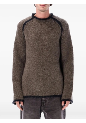 OUR LEGACY contrasting-trim sweater - Grey