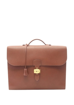 Hermès Pre-Owned 1996 Ardennes Sac A Depeches 38 business bag - Brown