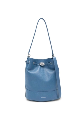 Zanellato small Monda bucket bag - Blue