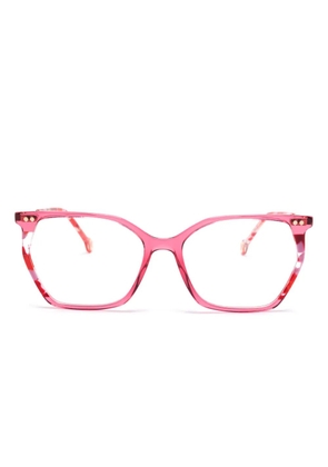 Carolina Herrera geometric-frames glasses - Pink
