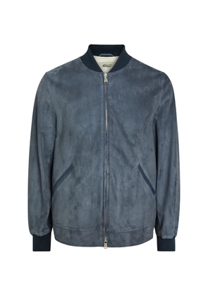Valstar Evans suede bomber jacket - Blue