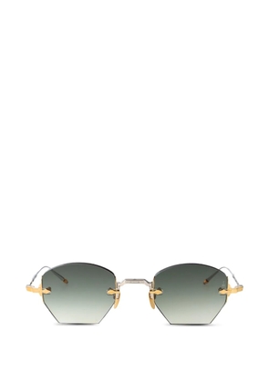 Jacques Marie Mage Oatman geometric-frame sunglasses - Gold