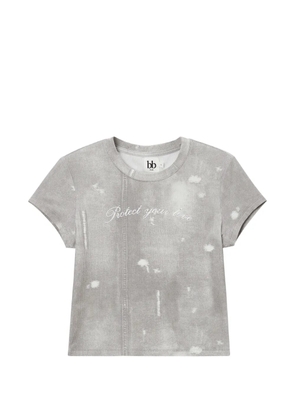 b+ab printed T-shirt - Grey