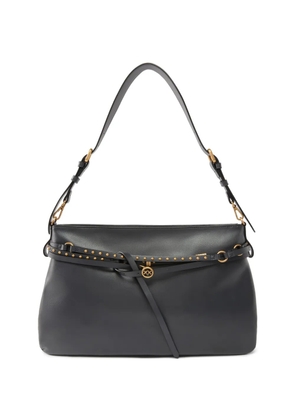 PINKO studded leather tote bag - Blue