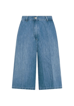 Seventy button shorts - Blue