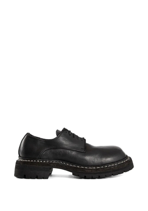 Guidi Big Daddy full-grain leather derby shoes - Black