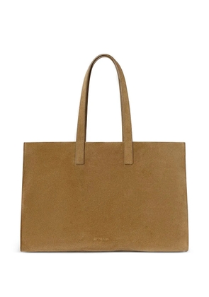 Gimaguas large leather shopper bag - Neutrals