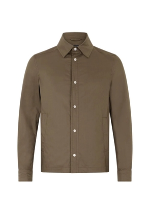Herno button-front shirt jacket - Brown