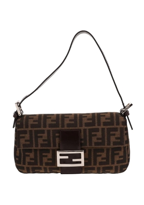 Fendi Pre-Owned logo canvas handbag - Brown