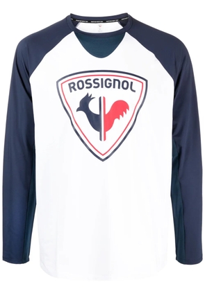 Rossignol logo-print long-sleeved T-shirt - White