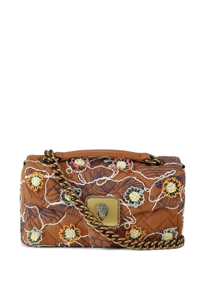 Kurt Geiger London Pimlico floral-print quilted tote bag - Brown
