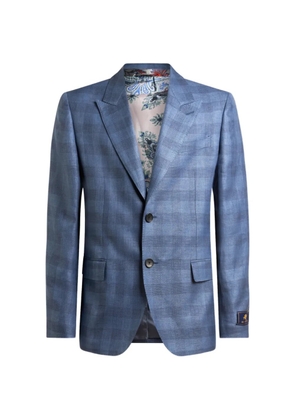 ETRO checked blazer - Blue