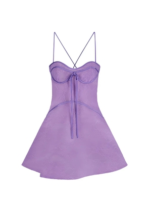 David Koma mini dress - Purple