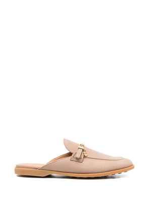 Tod's buckle mules - Neutrals