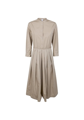 ASPESI pleated midi dress - Neutrals