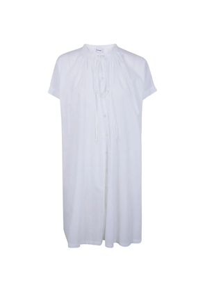 ASPESI drawstring shirt dress - White